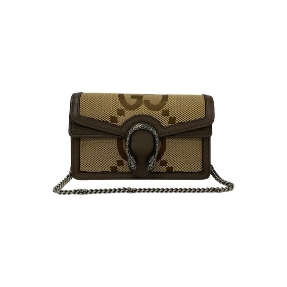 GUCCI Brown Leather Shoulder Bag - Picture 1 of 9